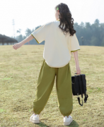 女童运动两件套夏款洋气新款女大童夏季短袖套装儿童休闲