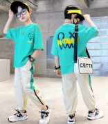 童装男童夏装套装2023新款夏季男孩中大童运动薄款夏款酷帅气