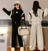 童装女童运动套装春秋装新款儿童中大童帅气女孩休闲两件