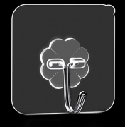 免打孔无痕挂钩强力粘胶透明墙壁壁挂衣服挂钩防水粘钩钩子